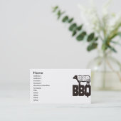 BBQ VISITEKAARTJE (Staand voorkant)