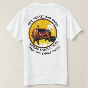 BBQ "Vlees" en Greet T-shirt