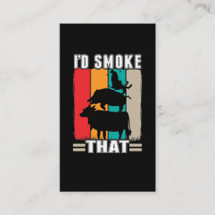 BBQ Vlees Lover Pork Chicken Koe Grill Barbecue Visitekaartje