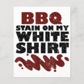BBQ Vlek op mijn Wit (Achterkant)