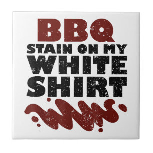 BBQ Vlek op mijn Wit Tegeltje