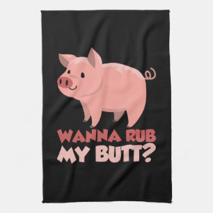 BBQ - Wanna Rub My Butt Theedoek