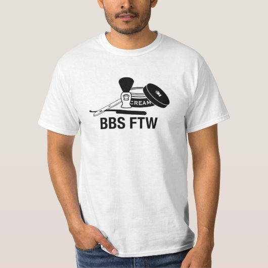BBS FTW rechte hefboom - licht T-shirt (Voorkant)