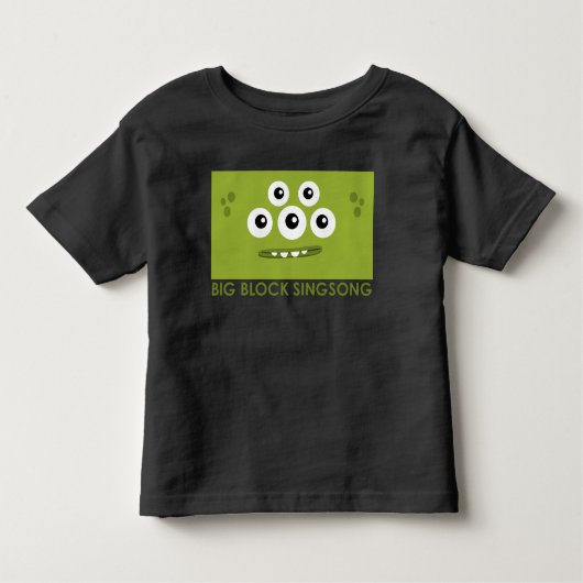BBSS La T-shirt Dah Green Toddler T-Shirt (Voorkant)
