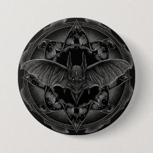 BBT Gothic Dark, Ai Generated Design Ronde Button 7,6 Cm
