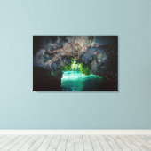 BBT-grot in Airai, Palau, Micronesia Canvas Afdruk (Insitu (Houten vloer))
