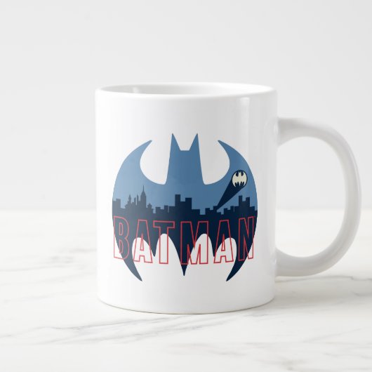 BBT-Logo met Gotham- en Bat-signaal Extra Grote Beker (Rechts)