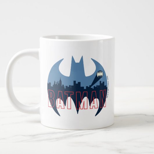 BBT-Logo met Gotham- en Bat-signaal Extra Grote Beker (Links)