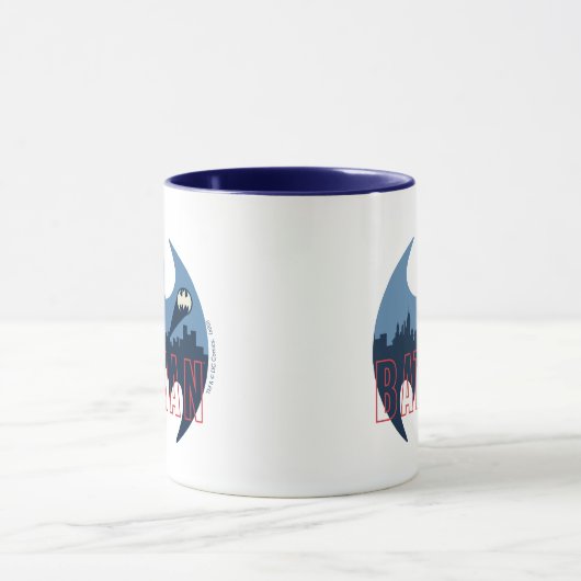 BBT-Logo met Gotham- en Bat-signaal Mok (Midden)