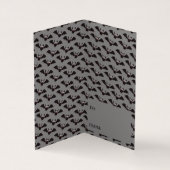 BBT Pattern Halloween Blue Classroom Exchange-kaar Visitekaartjes (Binnen)