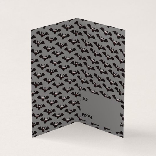 BBT Pattern Halloween Blue Classroom Exchange-kaar Visitekaartjes (Binnen)