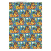 BBT trick or treat ZEBRA HALLOWEEN Blanco KAART (Voorkant)