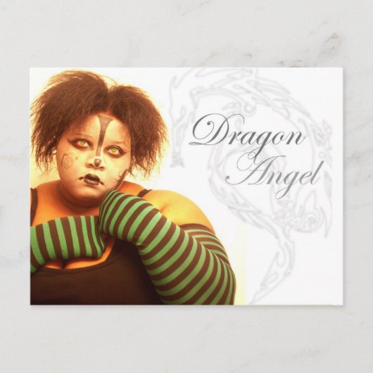 BBW Dragon Angel Briefkaart (Voorkant)