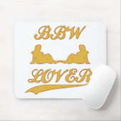 BBW LOVER (grote schoonheidsvrouw) Muismat (Met muis)