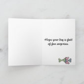 BC de Kaarten van de Verjaardag van Weimaraner en (Binnen)