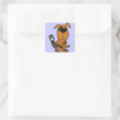 BC- Drôle Chien Chien Chien Chien Sticker (Sac)