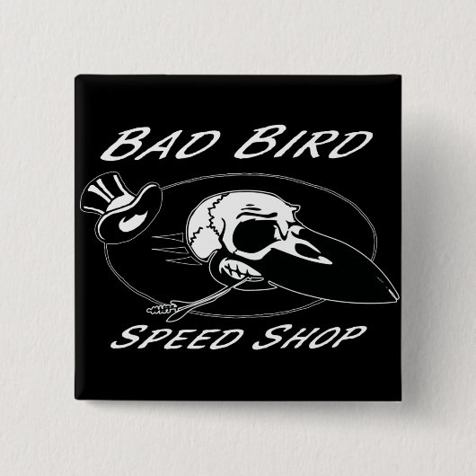 BC&F Bad Bird Button (Voorkant)