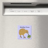 BC- Funny kiwi Aimant aux oiseaux et aux fruits (In Situ (Lave-vaisselle))