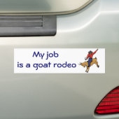 BC- Geitenrodeo-Bumpersticker Bumpersticker (Op auto)