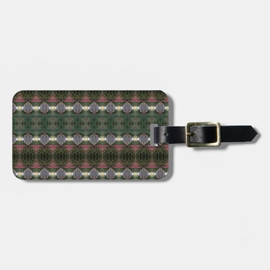 BC Herfst Trees Ikat 3 Bagagelabel (Voorkant horizontaal)