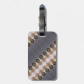 BC Herfst Trees Ikat 7 Bagagelabel (Achterkant verticaal)