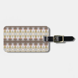 BC Herfst Trees Ikat Bagagelabel