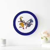 BC - Saxophone et trompette Dancing Wall Horloge (Maison)