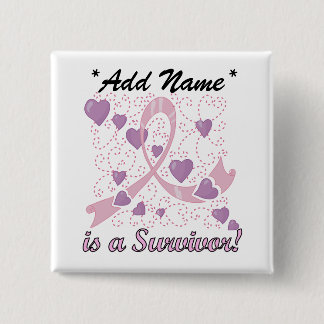 BC Survivor Square Button
