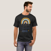 Bcba Boho Rainbow Rbt Aba Applied Behaviour Squad T-shirt (Voorkant volledig)