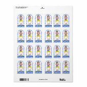 BCCCA Livre Étiquettes de l'épine (Feuille entière)