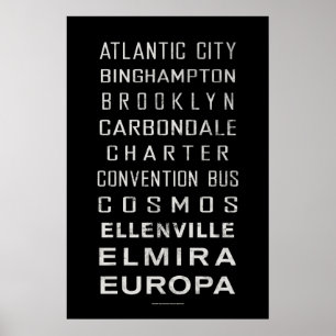  bcl-onderhandse metro: Atlantic City Poster