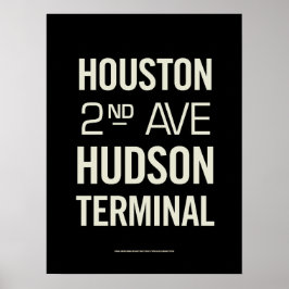 BCL -subwegtekens Poster