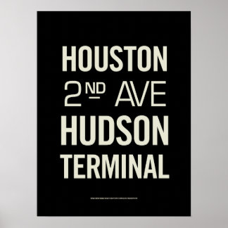 BCL -subwegtekens Poster