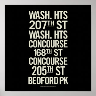 BCL -subwegtekens Poster