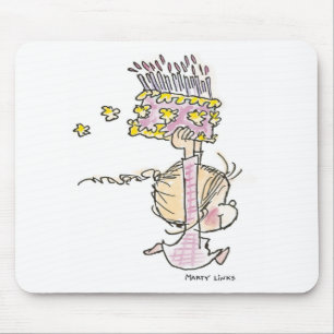 BD-001 Birthday Girl Running Muismat