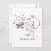 BD-002 Verjaardagswens Briefkaart (Voorkant / Achterkant)