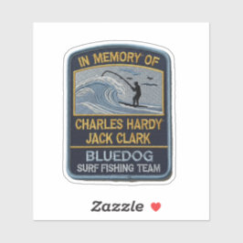 BD Memorial Custom-Cut Vinyl Sticker