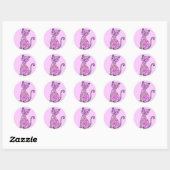 BD- Mignons stickers de dessin animé de chat (Feuille)