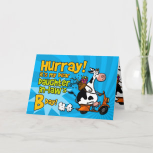 bd scooter koe - schoondochter kaart