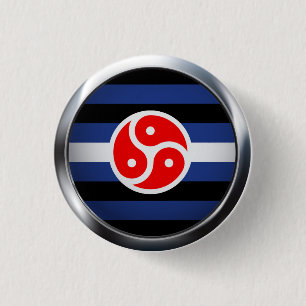 BD / SM PRIDE MEDAILLON RONDE BUTTON 3,2 CM