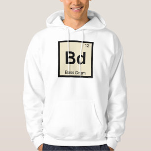 Bd - Tabel voor de periodieke chemie van de tromme Hoodie