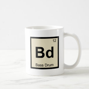 Bd - Tabel voor de periodieke chemie van de tromme Koffiemok