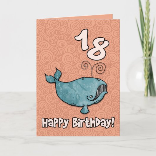 BD walvis - 18 Kaart (Voorkant)