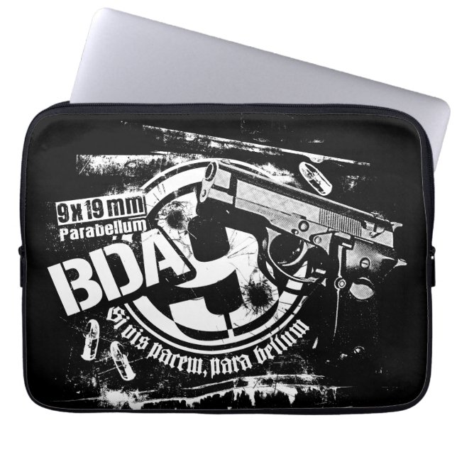 BDA 9 Computer Sleeve Electronics Bag (Voorkant)