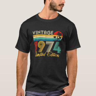 Bday 48 Year Old  1974 Limited Edition 48th T-shirt