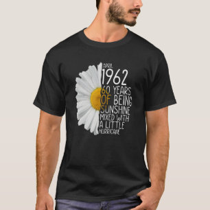 Bday Mam Wife geboren in april 1962 60 jaar T-shirt