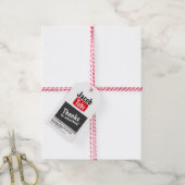 Bday Tube Bedankt voor het abonneren op Labels Cadeaulabel (Met Touw)