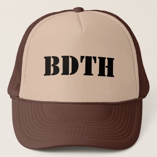 BDTH Logo Trucker Pet (Voorkant)