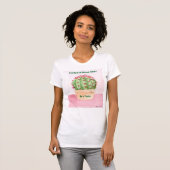 Be A Cactus T Shirt, Fun quotable artsy t- shirt (Voorkant volledig)