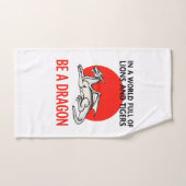 Be a Dragon - Unique design Imaginaire (Serviette à main)